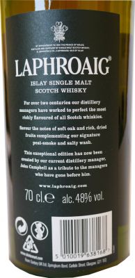 Etikett Laphroaig 1815